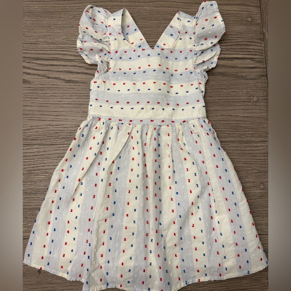 Cat & Jack Red, White and Blue Dress